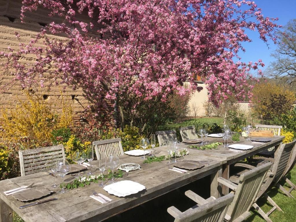 לינה וארוחת בוקר Céron Les Jardins Des Soussilanges מראה חיצוני תמונה